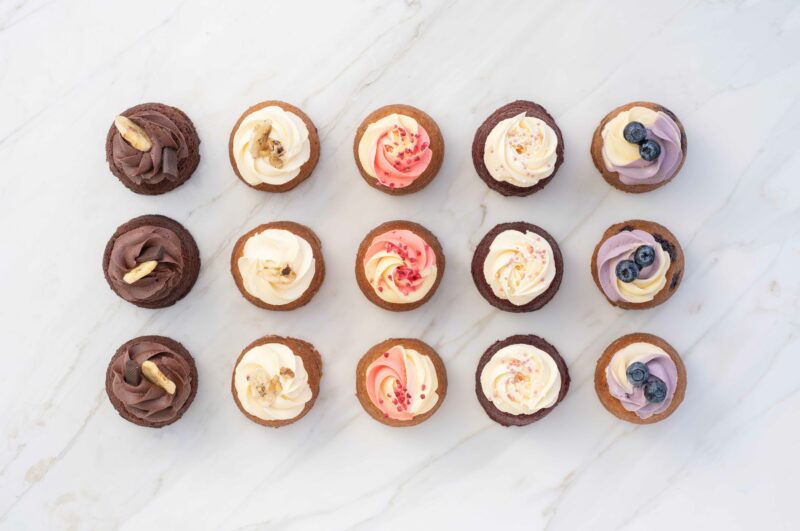 box of 24 mixed cupcakes