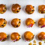 mini vegan sandwiches