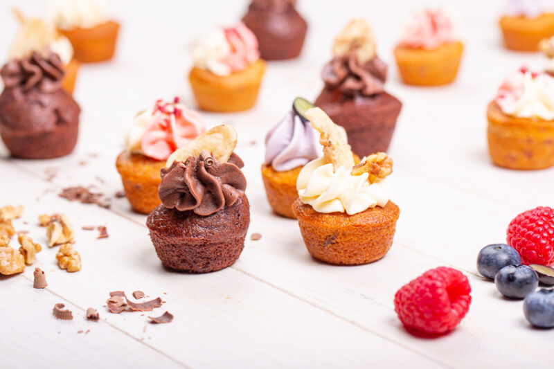 box of 48 baby cupcakes