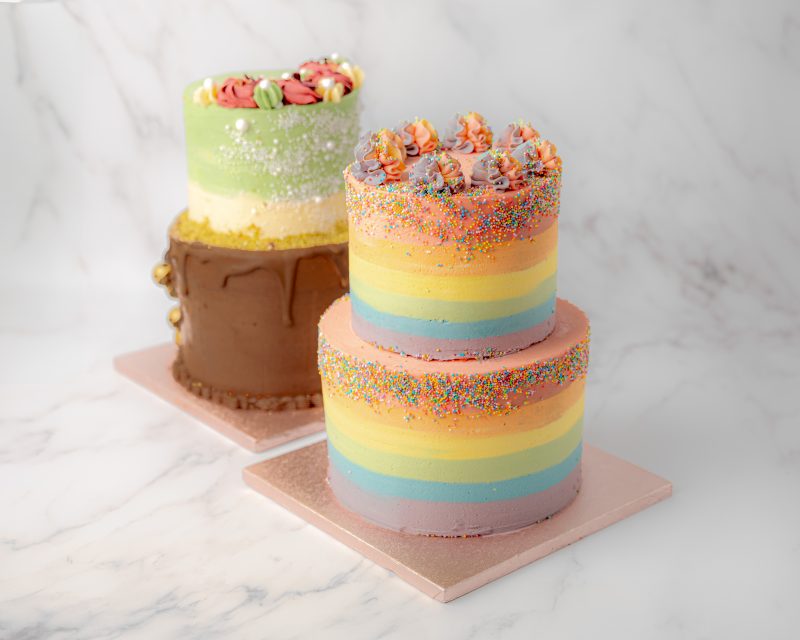 arapina vegan double tiered cake